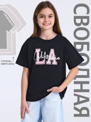 487836 Апрель Футболка черный