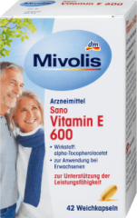 Sano Vitamin E 600, мягкие капсулы, 42 шт