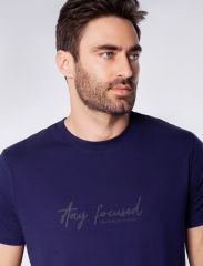 507344 VILATTE Футболка темно-синий_stay focused