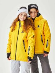 103003_OOU Куртка для мальчика и девочки желтый/черный (вар.2) Orby