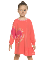 GFDJ3253 Платье для девочек Коралловый(16) Pelican