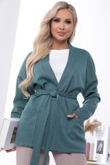 313467 LT Collection Кардиган морская волна