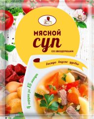 ЭВ NEW (10%) Суп мясной со звездочками, 60 г