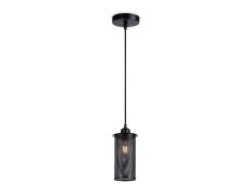 Подвесной светильник в стиле лофт BK черный E27 max 40W D102*1055