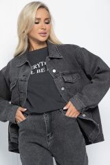 Б11178 Куртка LADY TAIGA Серая