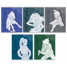 9734923 Тетрадь 48 листов в клетку Naruto, обложка мелованный картон, выборочный УФ-лак, блок офсет, МИКС
