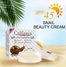 Крем с коллагеном и улиткой SPF45 30 мл