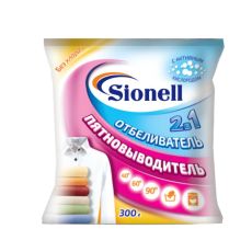 ТОВАР ПО ПРЕДЗАКАЗУ! 4289625 Отбеливатель-пятновыводитель Sionell 2 в 1, 300 г