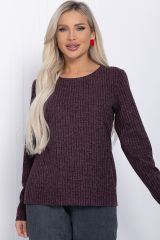 Б12257-4 Джемпер LADY TAIGA Пыльно-фиолетовый