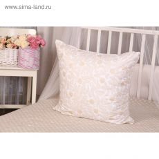 4481558 Наперник 70х70см на молнии Серебро