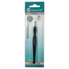 Zinger Триммер для удаления кутикулы / Classic SLC-703-B black logo#1, 11,5 см