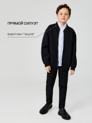 20140280133 Сорочка верхняя детская для мальчиков Tock1 белый ACOOLA Kids