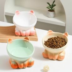 Керамическая миска для корма, 10 расцветок