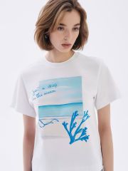LD 2666 Conte elegant Футболка white-ocean