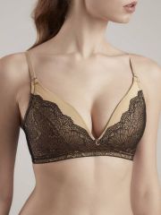 SATIN TB7174 Conte elegant Бюстгальтер карамель с черным