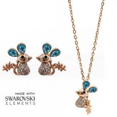 Комплект с кристаллами Swarovski