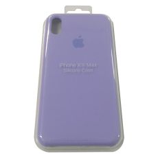 Силиконовый чехол для iPhone XS MAX светло-фиолетовый