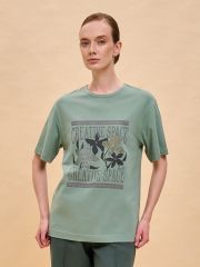 459824 PELICAN Футболка Светло-зеленый