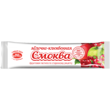 Смоква яблочно-клюквенная, шоу-бокс 900г (4шт/кор)