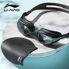 Комплект для плаванья Lining, очки+шапочка, 4 цвета