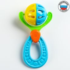 4650264 Погремушка - прорезыватель «Планеты», эластичная ручка, виды и цвет МИКС