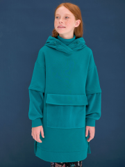 GFNC4293 Толстовка для девочек Изумрудный(14) Pelican