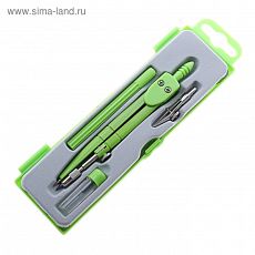 165151 Набор чертежный 4 предмета, в пластиковом пенале