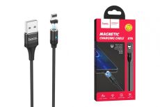 Кабель Hoco U76 Magnetic Charging Data Cable for Lightning 1.2м Черный