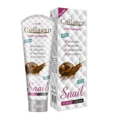 Крем-Скраб для лица Collagen Deep Cleansing Snail Scrub Cream, 150 ml