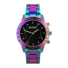 Missguided iridescent Symbol Dial Watch