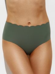 3. OmD 2232B Invisible Slip Maxi (лазерная обработка края), PA Omsa Трусы Militari (Зеленый)