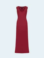Платье макси из 100% вискозы, PL1600/lea