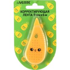 Корректирующая лента 5 мм х 6 м, deVENTE Pineapple, аппликатор, блистер 9710173