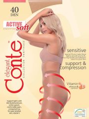 ACTIVE SOFT 40 Conte elegant Колготки Natural;Mocca;Grafit;Nero;Shade;Bronz