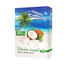 Конфеты «Умные Сладости» с кокосовой начинкой Райский остров, 90г Умные сладости