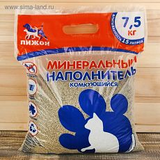 3336524 Наполнитель комкующийся "Пижон", 15 л - 7,5 кг