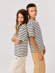 20330510009 Футболка детская Kemran черная полоска ACOOLA Kids