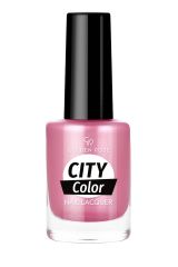 Лак для ногтей GR City Color Nail Lacquer (0-100) Розовый металлик (027)