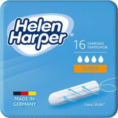 6945823 Тампоны безаппликаторные Helen Harper, Super, 16 шт