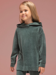 GFNK3337 Толстовка для девочек Хаки(47) Pelican