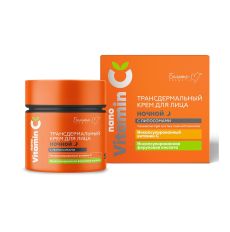 034364 Белита-М NANOVITAMIN C. Трансдермальный крем для лица НОЧНОЙ с липосомами, 50 гр