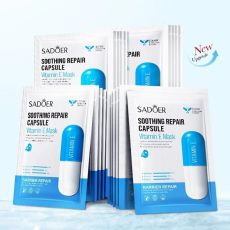 SADOER Антиоксидантная маска против мимических морщин Vitamin Е Арт.: 2526 Тканевая маска содержит витамин Е, который обеспечивает клеткам кожи антиоксидантную защиту, предупреждает преждевременное ст