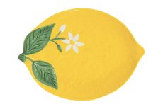 Блюдо, 25х18,5 см, фарфор P, овальное, желтое, Лимон, Fleurs et Citrons, 63046