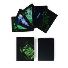 Карты игральные пластиковые «Неон», светящиеся, 8.8×6.3 см, зеленые