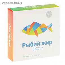 4234553 Рыбий жир форте, 100 капсул по 350 мг.