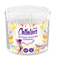 Ватные палочки CottoLina (стакан) 200 шт 1246 (54) Cotto Lina