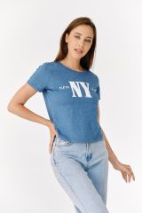 430915 Натали Футболка индиго