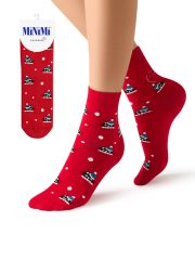 MINI INVERNO 3300-5 (котики) Minimi Носки Rosso (Красный)