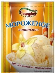 EVERYDAY Десерт сухой для мороженого аромат ванили 55г