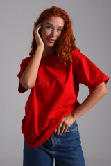 513781 Натали Футболка красный
